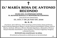 María Rosa de Antonio Recondo